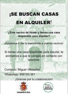 El Proyecto Arraigo impulsa atraer nuevos pobladores a Huete