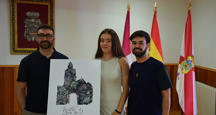 El cartel anunciador de las fiestas patronales de Tarancón es obra de Naroa Huélamo