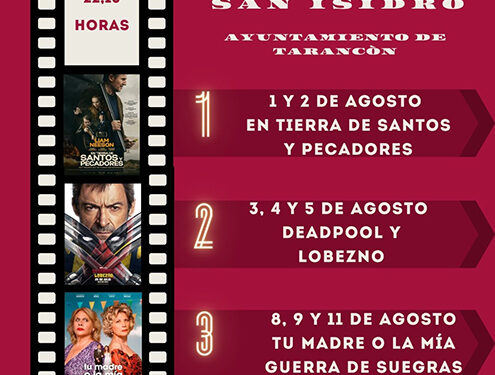 El cine de verano sigue en agosto en Tarancón con ‘En Tierra de Santos y Pecadores’ 1 El cine de verano sigue en agosto en Tarancón con ‘En Tierra de Santos y Pecadores’