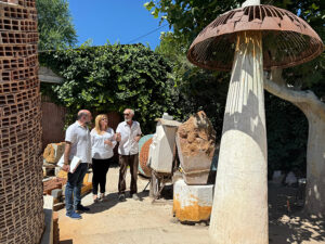 El escultor Vicente Marín donará tres de sus obras al Ayuntamiento de Cuenca para que se ubiquen en diferentes espacios de la ciudad