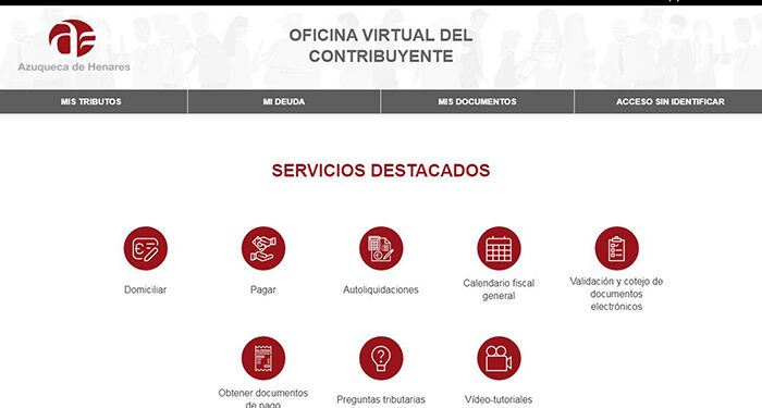 Entra en servicio la Oficina Virtual del Contribuyente del Ayuntamiento de Azuqueca