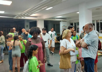 Fiesta de bienvenida a los niños saharauis que disfrutan de las Vacaciones en Paz en Guadalajara