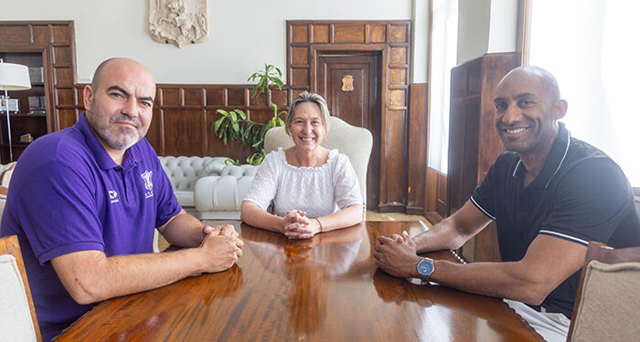 Guarinos se reúne con el presidente del Club de Rugby Guadalajara 1 Guarinos se reúne con el presidente del Club de Rugby Guadalajara