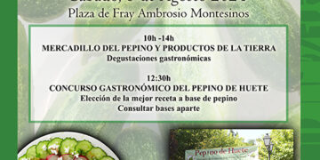 Huete celebrará el Día del Pepino el próximo sábado 3 de agosto