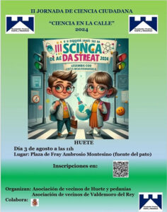 Huete y sus pedanías celebran la II Jornada de Ciencia Ciudadana Ciencia en la Calle