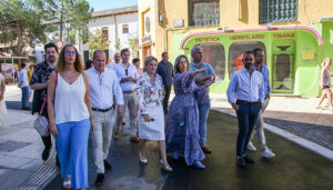 Inaugurada la remodelación de las plazas General Prim y San Esteban