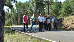 Inauguradas las mejoras del camino forestal de Poyatos-Las Majadas-Vega del Codorno con una inversión de más de dos millones y actuación en más de 40 kilómetros