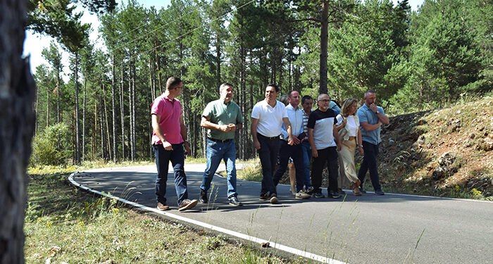Inauguradas las mejoras del camino forestal de Poyatos-Las Majadas-Vega del Codorno con una inversión de más de dos millones y actuación en más de 40 kilómetros