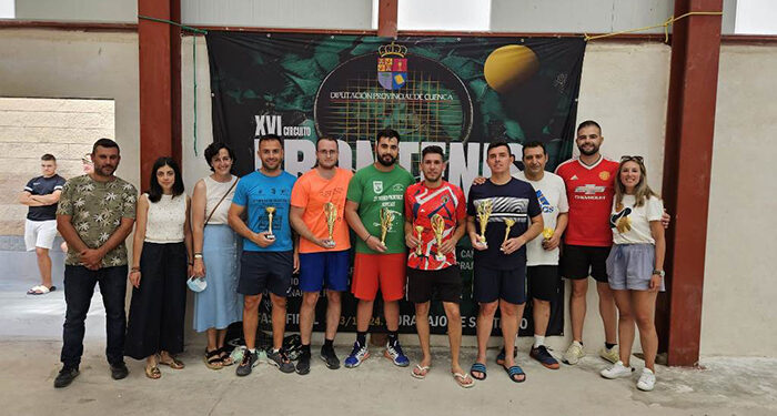 José Andrés Mota y David Fernández se llevan el triunfo en el XIII Torneo de Frontenis de Horcajo de Santiago