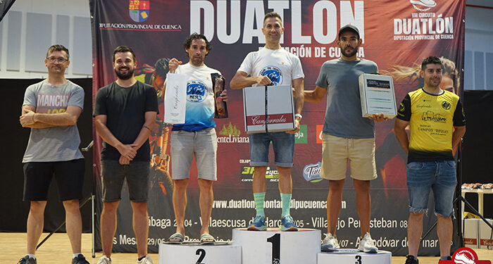 Juan Diego Haro y Cristina Tello vencieron en El Provencio, en un duatlón marcado por las altas temperatura