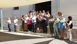 La Diputación de Guadalajara guarda un minuto de silencio por las mujeres asesinadas por la violencia machista