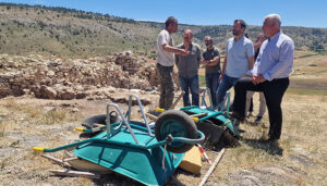 La Diputación de Guadalajara ha invertido 50.000 euros en el yacimiento Castil de Griegos de Checa desde que Vega es presidente