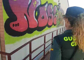 La Guardia Civil investiga a tres grafiteros en Azuqueca de Henares