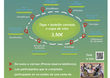 La IV Ruta de la Tapa del Alto Tajo se celebrará del 15 de julio al 31 de agosto