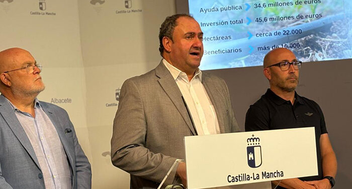 La Junta destina 34,6 millones de euros a modernizar y transformar casi 22.000 hectáreas de regadíos, lo que beneficiará a más de 16.000 agricultores