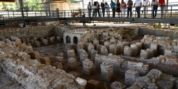 Las excavaciones de este año en la villa romana de Noheda se centran en las cloacas y en el gran edificio cruciforme