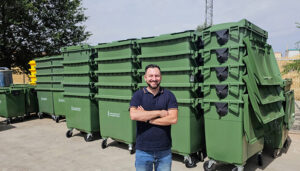 La Mancomunidad Campiña Baja recepciona 90 Contenedores RSU, cuatro de Envases y 50 Tapas por valor de más de 15.000 euros
