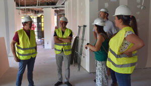 La obra del nuevo edificio del Organismo Autónomo de Gestión Tributaria y Recaudación de Cuenca supera el 50% de la ejecución