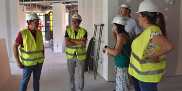 La obra del nuevo edificio del Organismo Autónomo de Gestión Tributaria y Recaudación de Cuenca supera el 50% de la ejecución