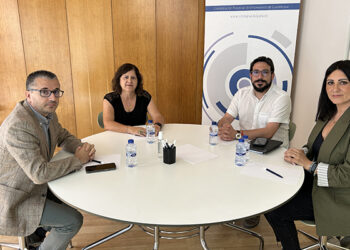La presidenta de CEOE-Cepyme Guadalajara y el alcalde de Azuqueca mantienen su primera reunión de trabajo