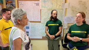 La subdelegada del Gobierno de España en Cuenca visita la BRIF de Prado de Los Esquiladores