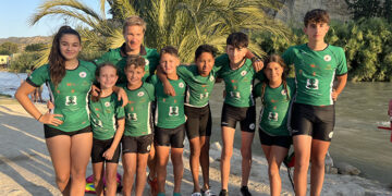 Las categorías inferiores del Club Piragüismo Cuenca coronan hasta seis pódiums en Blanca