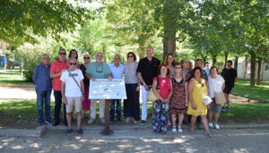 López Carrizo inaugura una pista de petanca en el Parque de “Las Rejas”