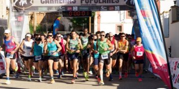 María José Engra y Andrés Felipe Sarta capitanean la carrera Popular de Olmedilla de Alarcón