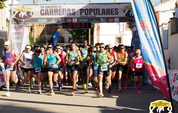 María José Engra y Andrés Felipe Sarta capitanean la carrera Popular de Olmedilla de Alarcón