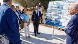 Page inaugura las obras de ensanche y mejora de la CM-3101 entre Hontanaya y Osa de la Vega