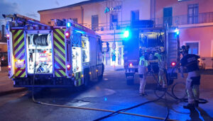 Sofocado un incendio declarado en las inmediaciones de la estación de Renfe de Guadalajara