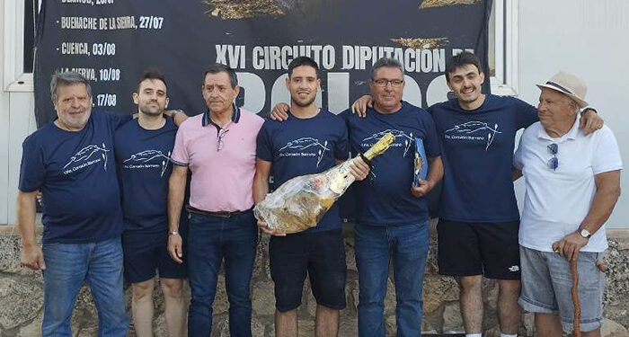 Uña vence y toma ventaja en la clasificación general del circuito de bolos en Cañada del Hoyo