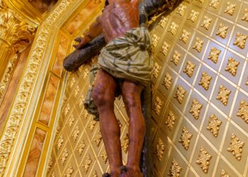 Mañana, en Quer, Guadalajara, bajan al Cristo de la Misericordia para ponerlo en andas