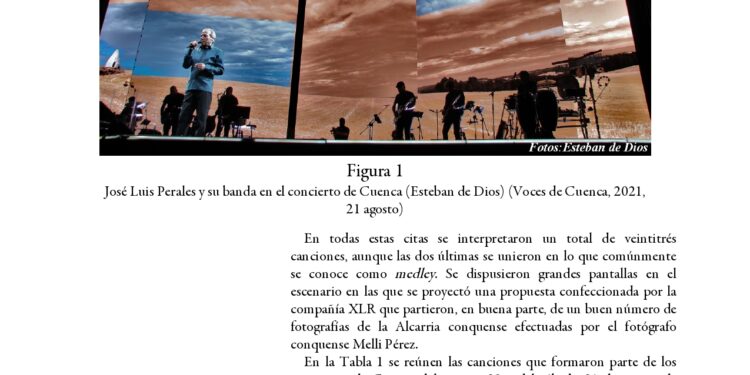 La gira final de trayectoria, de José Luis Perales y sus conciertos en cuenca de 2021, protagonizan un artículo de investigación 1 8. ARTICULO PERALES DEFINITIVO 6 8 24 page 0014 1