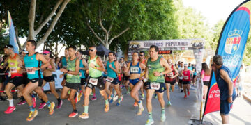Andrés Felipe Sarta y Mª Ángeles Magán se coronan en la calurosa XL Carrera Popular Villa de Iniesta