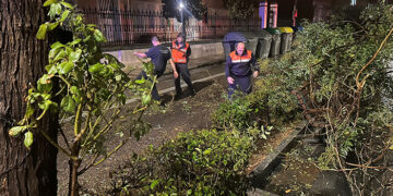 Bomberos, Policía Local y Protección Civil atendieron más de una treintena de incidencias durante el paso de la DANA por Guadalajara