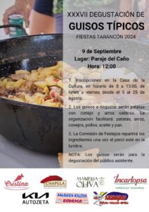 CARTEL GUISOS FIESTAS 2024