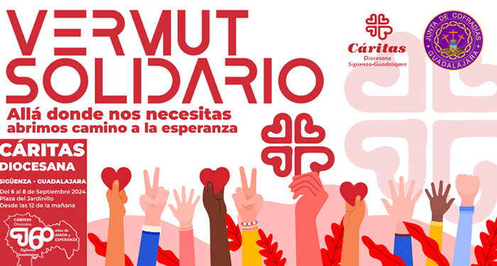 Cáritas Diocesana lanza una nueva campaña de donación para el Vermut Solidario de Ferias y Fiestas de Guadalajara