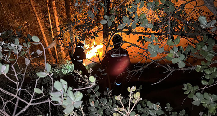 Controlado el incendio de Valverdejo que deja arrasadas, al menos, 2.000 hectáreas