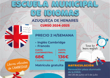 El  27 de agosto, la Escuela Municipal de Idiomas de Azuqueca abre el plazo de matriculación