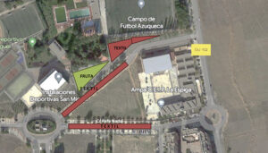 El mercadillo semanal de Azuqueca se traslada en septiembre a las inmediaciones del complejo San Miguel