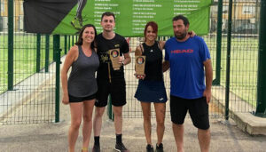 Gran torneo de pádel en Sotos-Mariana protagonizado por Julia Romero y Ángela Rodríguez - femenino, José María Ayanz y Jorge Saiz - masculino, y Ángela Rodríguez y Carlos Blanco - mixto