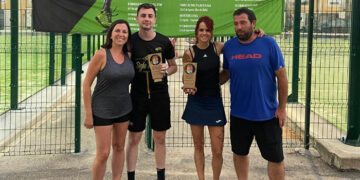 Gran torneo de pádel en Sotos-Mariana protagonizado por Julia Romero y Ángela Rodríguez – femenino, José María Ayanz y Jorge Saiz – masculino, y Ángela Rodríguez y Carlos Blanco – mixto