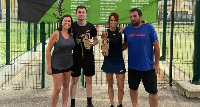 Gran torneo de pádel en Sotos-Mariana protagonizado por Julia Romero y Ángela Rodríguez - femenino, José María Ayanz y Jorge Saiz - masculino, y Ángela Rodríguez y Carlos Blanco - mixto 1 Gran torneo de pádel en Sotos-Mariana protagonizado por Julia Romero y Ángela Rodríguez - femenino, José María Ayanz y Jorge Saiz - masculino, y Ángela Rodríguez y Carlos Blanco - mixto