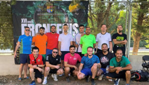 Huete acogió la quinta prueba puntuable del XVI circuito de Frontenis de la Diputación Provincial de Cuenca