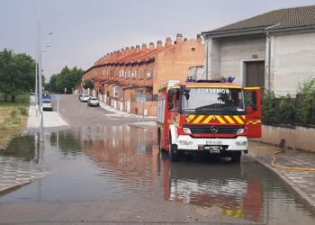 Lluvia en Cuenca. Incidencias registradas hasta el momento con intervención de los Bomberos del Ayuntamiento de Cuenca