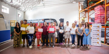 Incarlopsa y amiab clausuran un curso en Tarancón de Actividades Auxiliares de Almacén