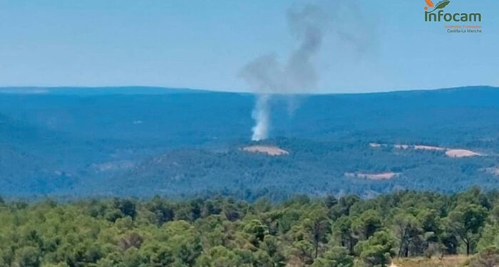 Controlado el incendio en Enguídanos 1 Incendio en Enguídanos
