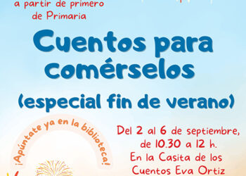 La Biblioteca municipal de Azuqueca organiza una edición especial fin de verano del taller «Cuentos para comérselos»