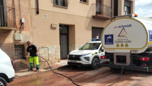 La Diputación de Guadalajara tiene movilizados desde el viernes todos sus recursos para paliar los efectos de la DANA